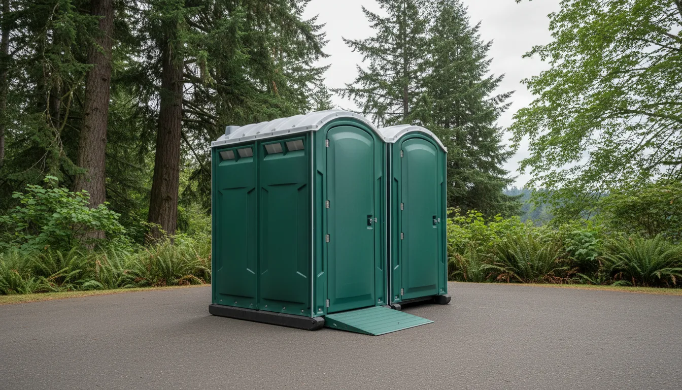 portland or ada wheelchair accessible portable toilet rentals wide