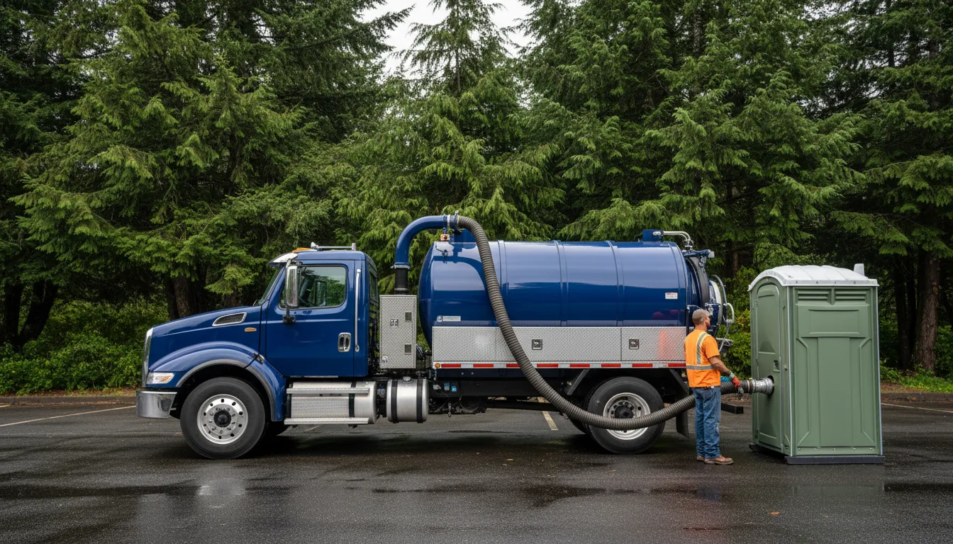 portland or portable toilet pumping and waste removal wide