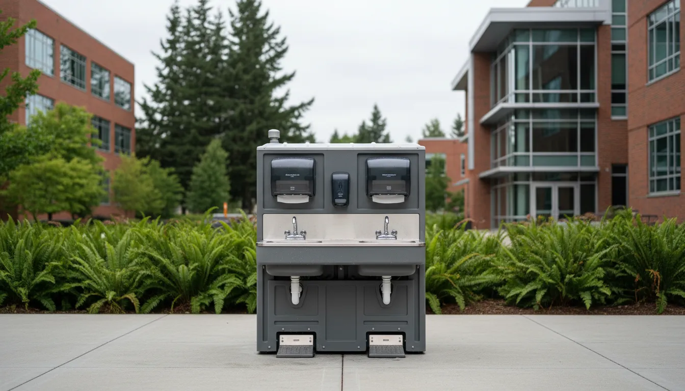 portland or sink handwashing station rentals wide